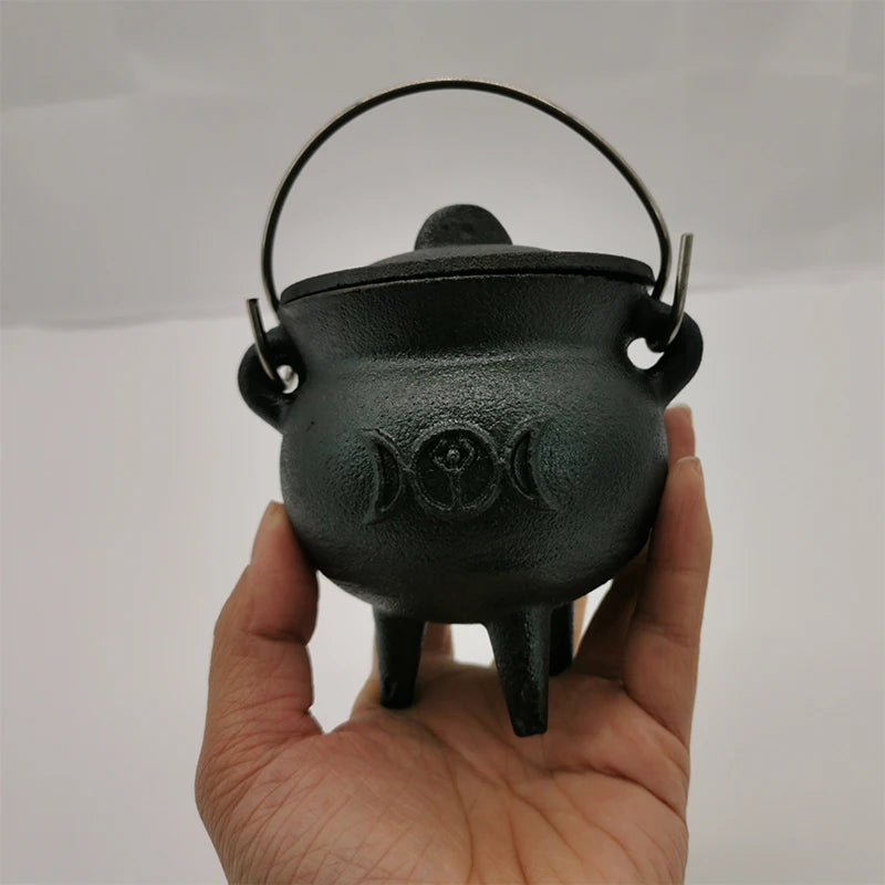 Mini Triple Moon Cast Iron Cauldron
