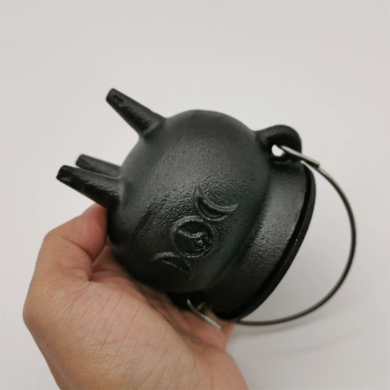 Mini Triple Moon Cast Iron Cauldron