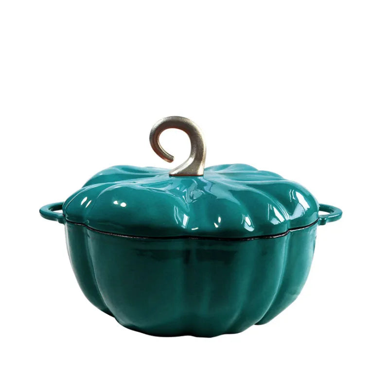 Cast Iron Pumpkin Dutch Oven - 3.5qt