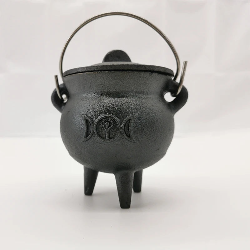 Mini Triple Moon Cast Iron Cauldron