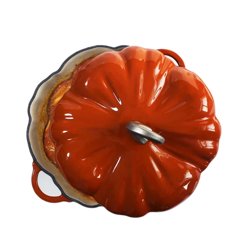 Cast Iron Pumpkin Dutch Oven - 3.5qt