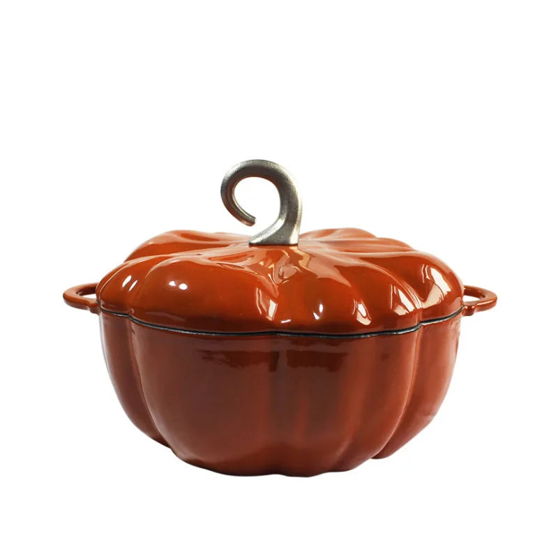 Cast Iron Pumpkin Dutch Oven - 3.5qt