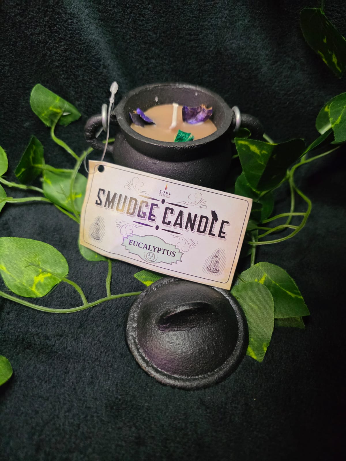 Cast Iron Cauldron Candles