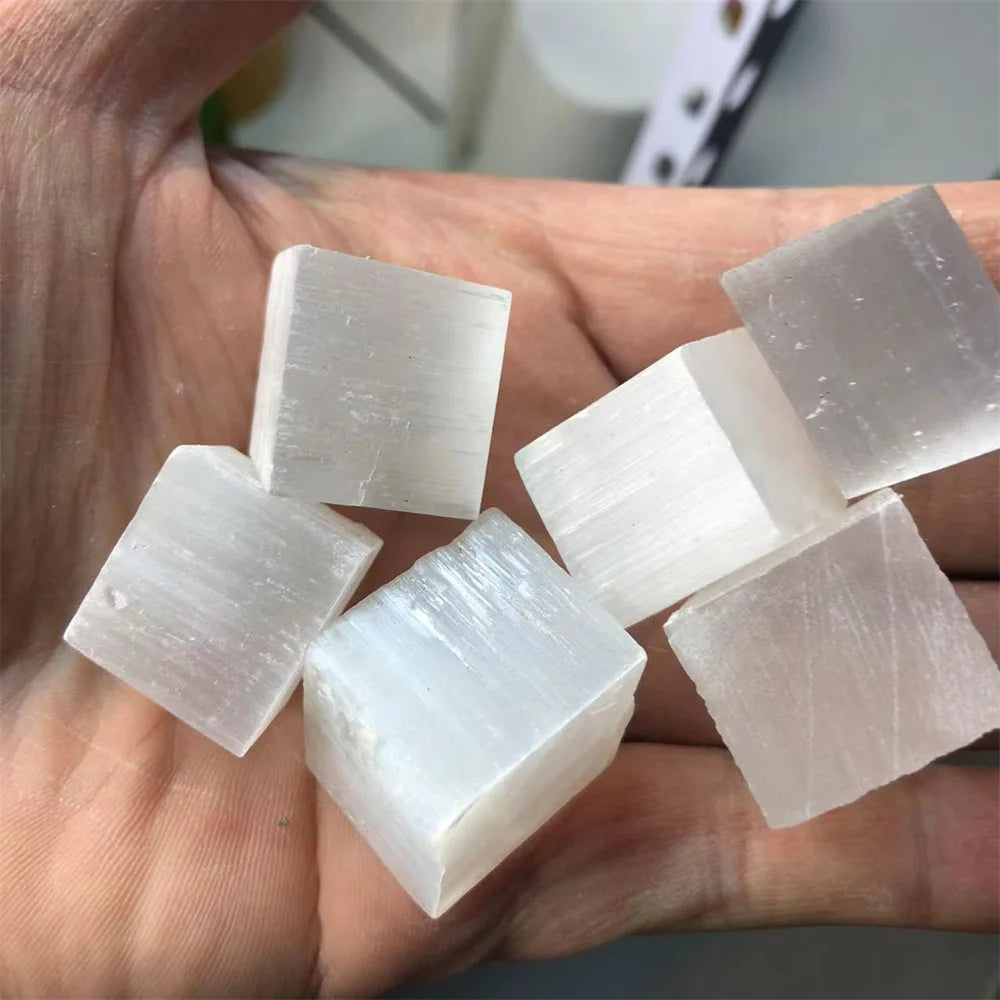 Selenite Crystal Cubes