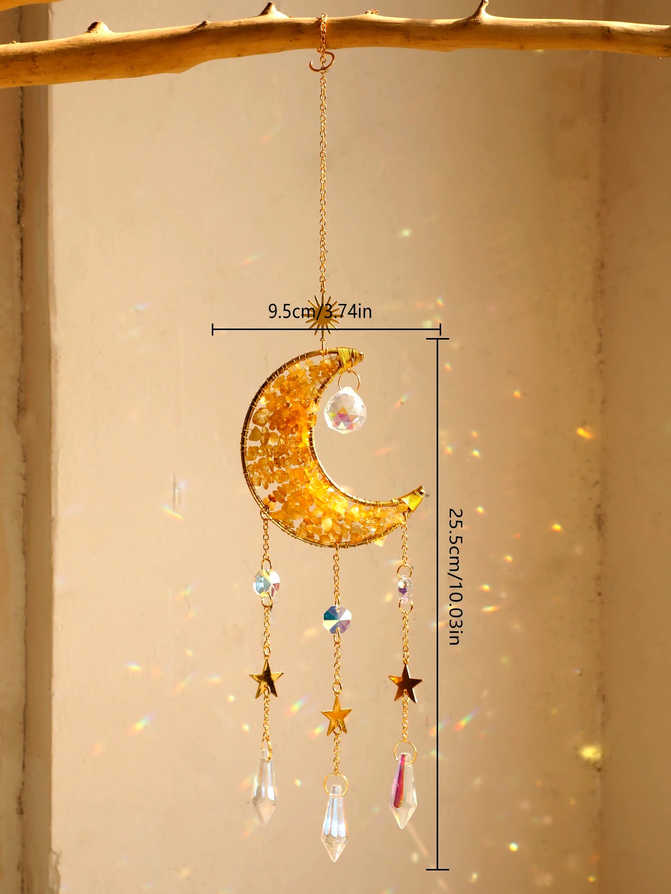 Crystal Suncatchers - Cresent Collection