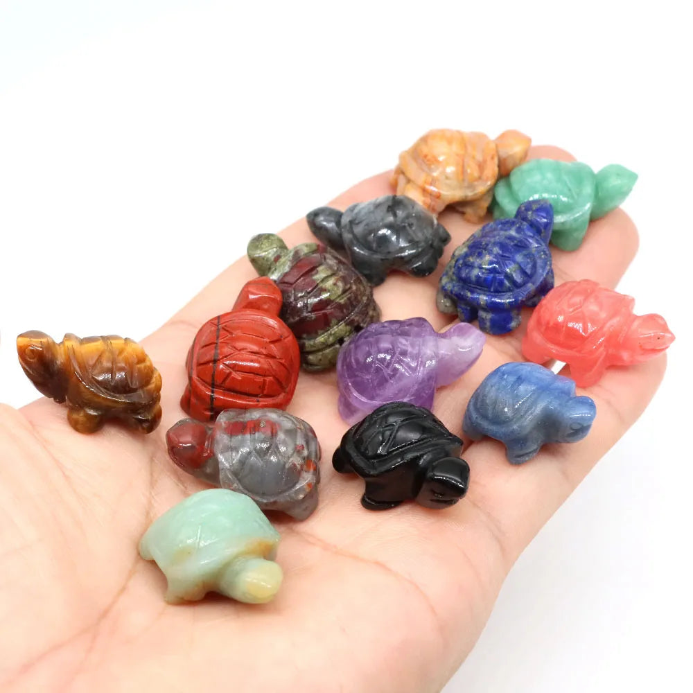 Mini Crystal Turtle Carvings