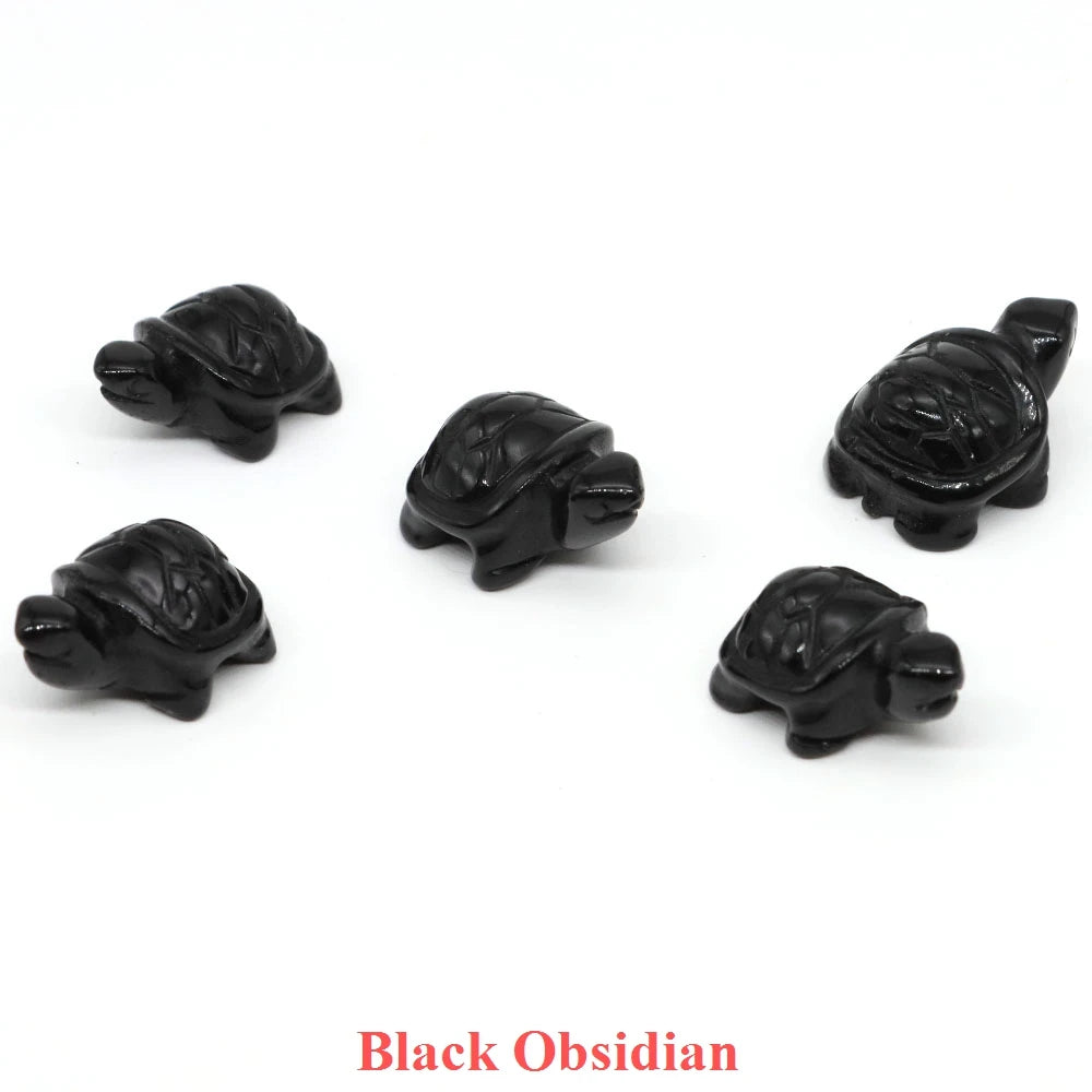 Mini Crystal Turtle Carvings