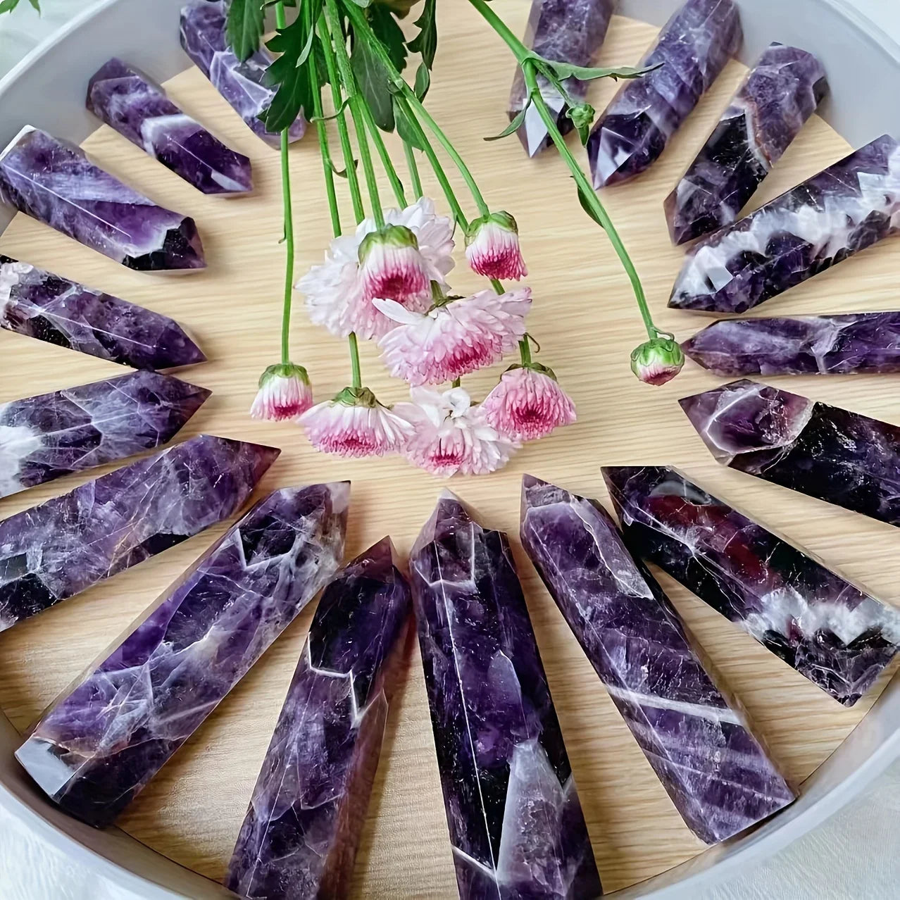 Dream Amethyst Crystal Towers