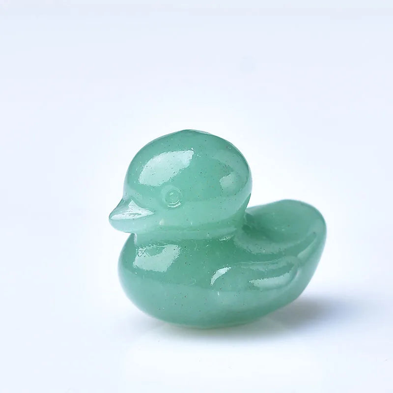 Mini Duckling Crystal Carving