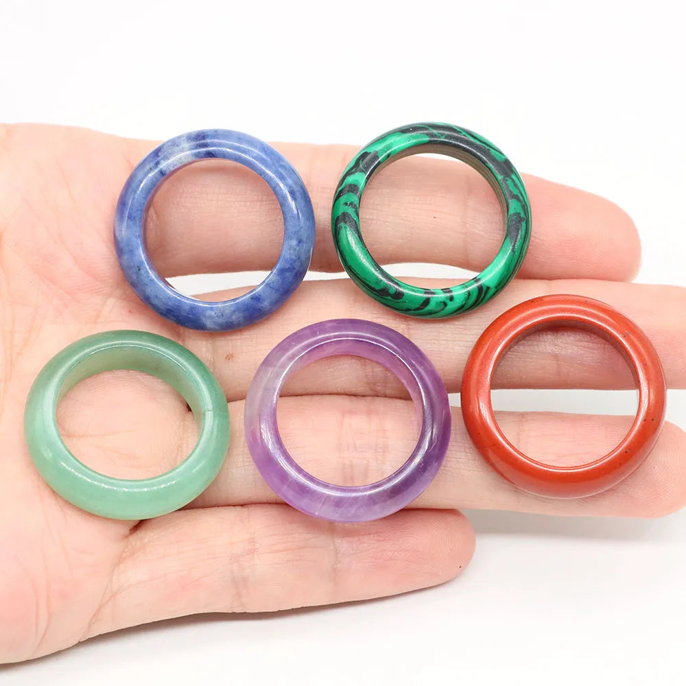 Solid Crystal Rings