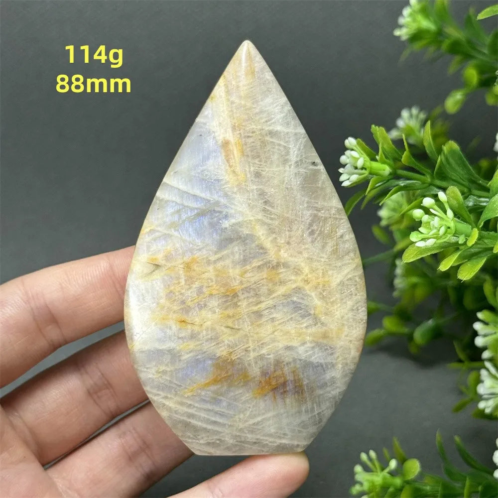 Moonstone Crystal Free Form Droplets