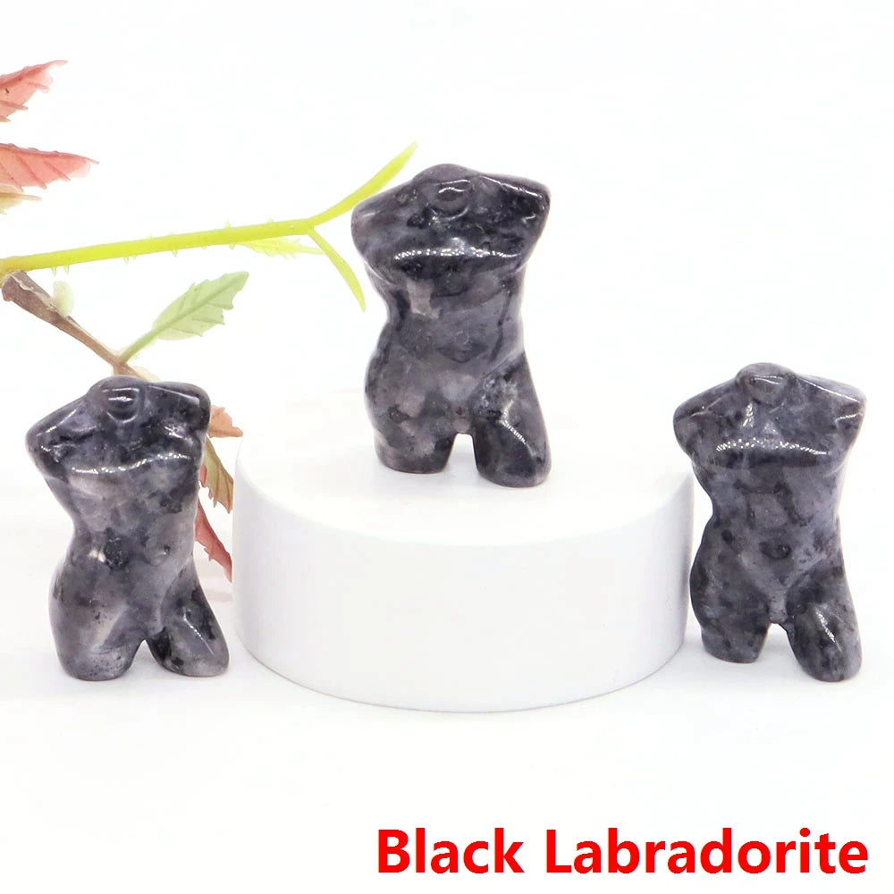 Mini Crystal Adonis Body Carvings