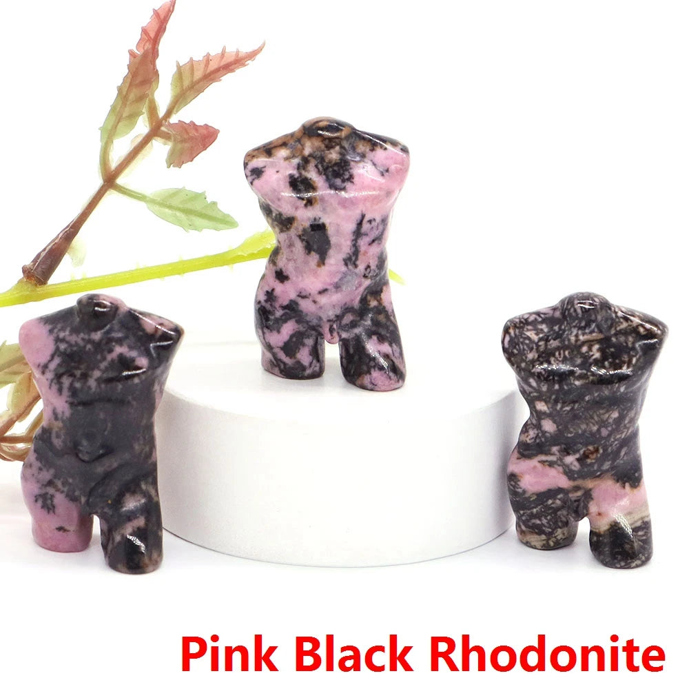 Mini Crystal Adonis Body Carvings
