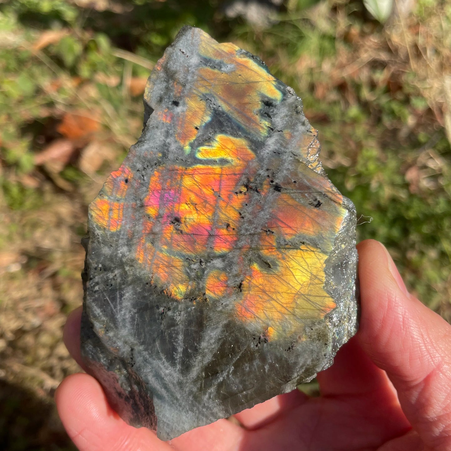 Purple Labradorite Slab