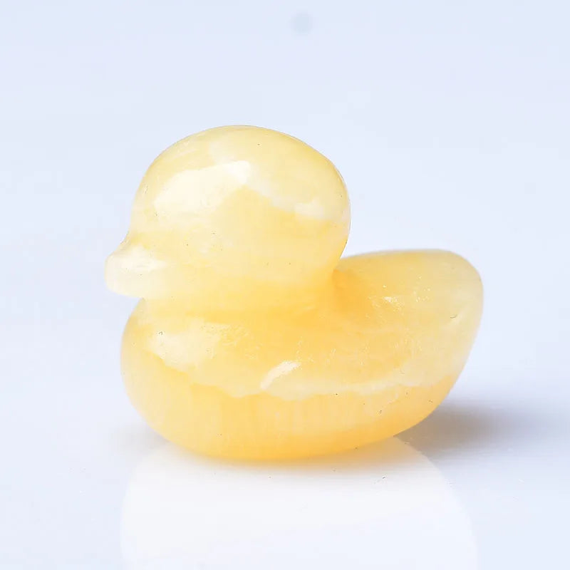 Mini Duckling Crystal Carving