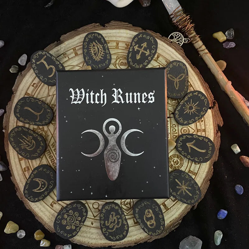 Wooden Witches Rune Set
