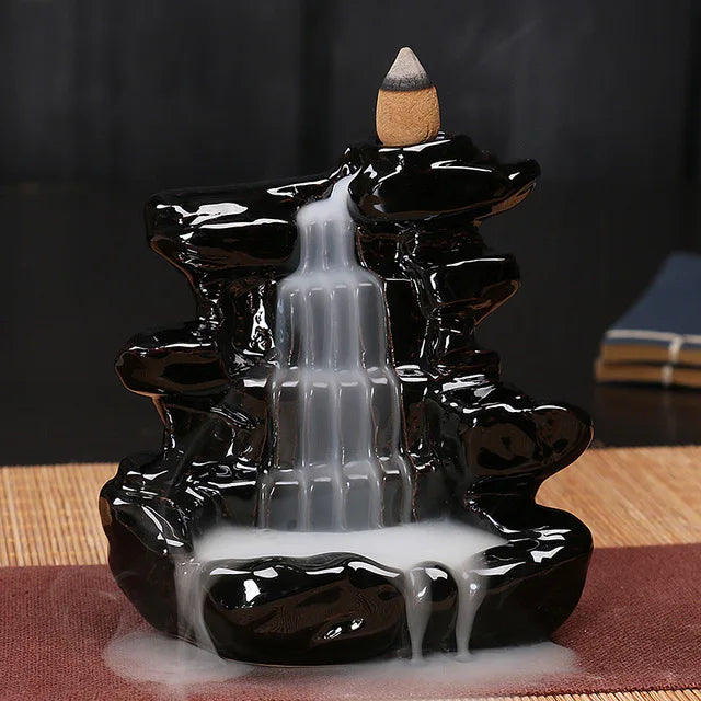 Back Flow Incense Burners - Crimson Ash Collection
