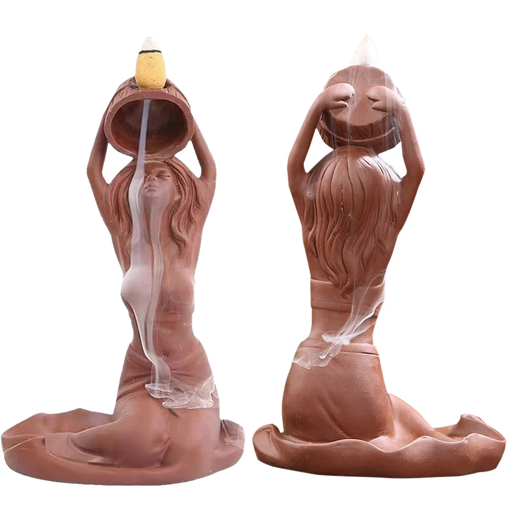 Goddess Back Flow Incense Burner