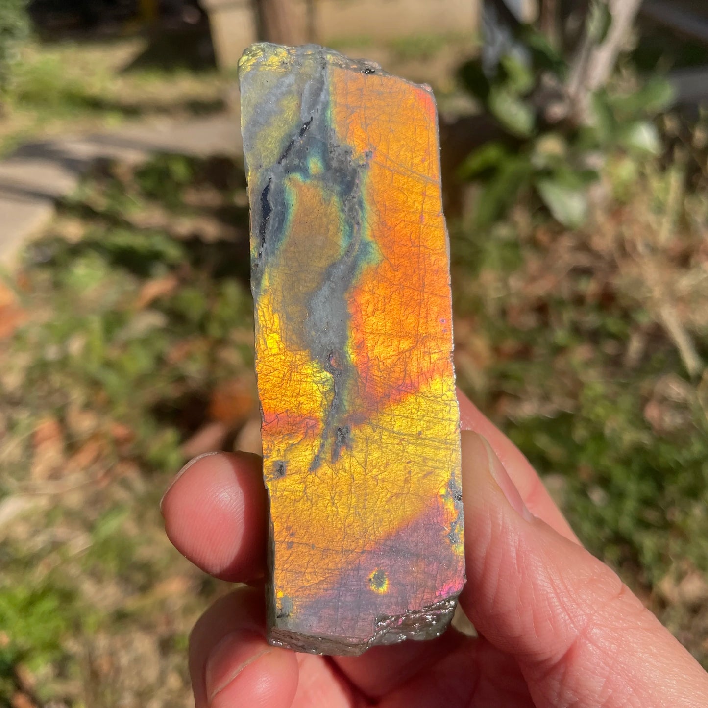 Purple Labradorite Slab