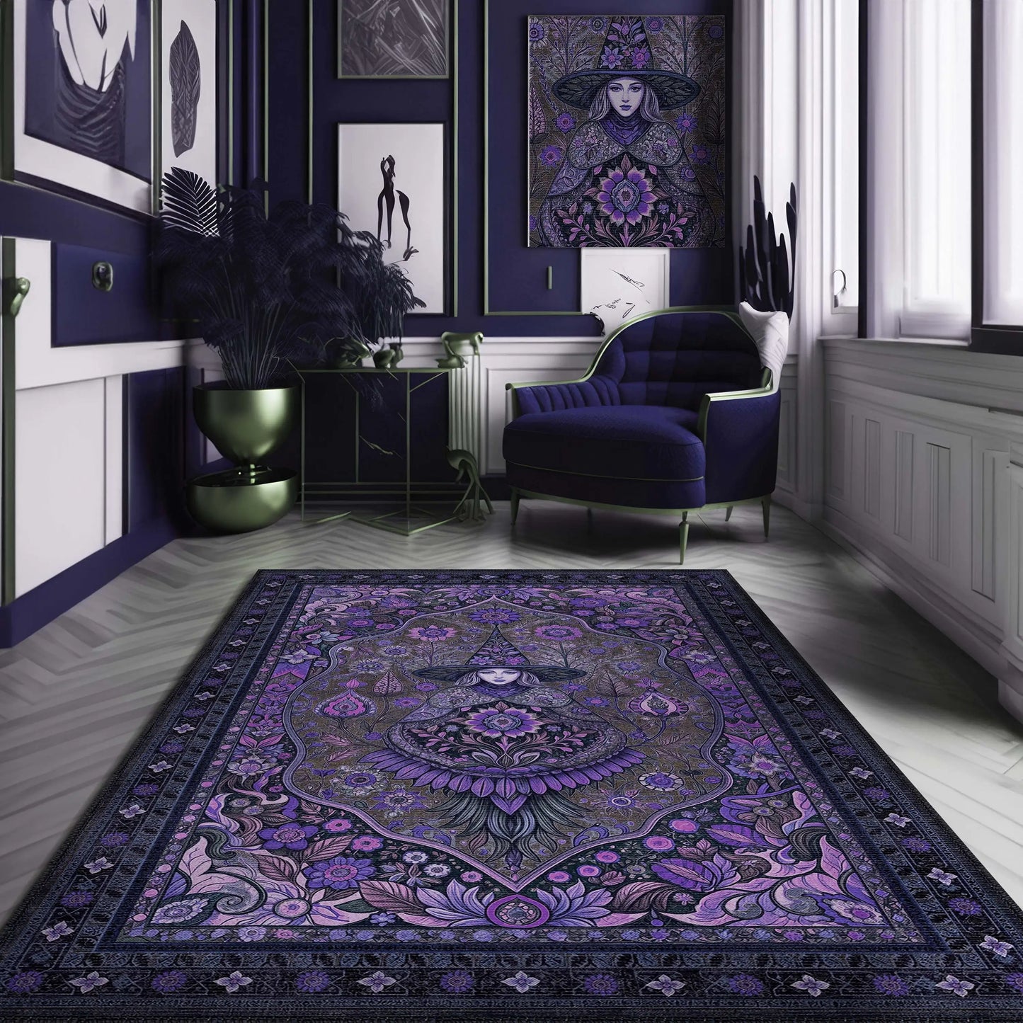 Purple Witchy Woman Rug