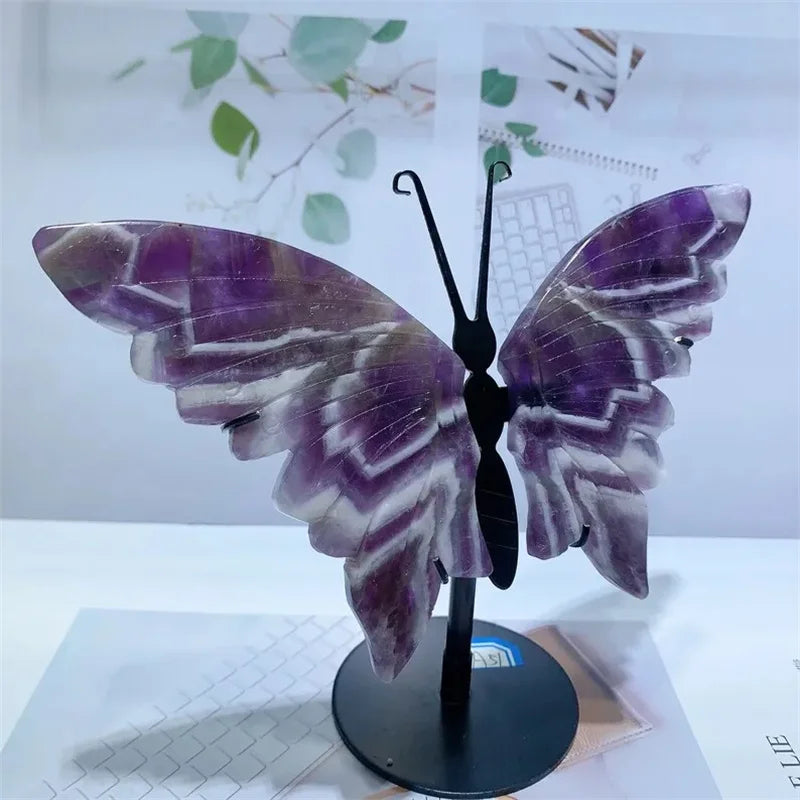 Crystal Butterfly Wings With Stand - Medium Collection