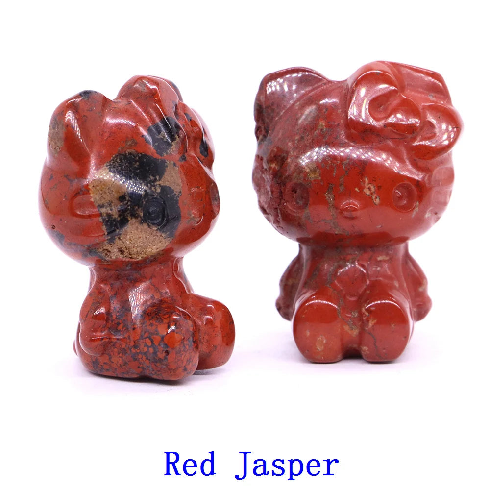 Mini Hello Kitty Crystal Carvings