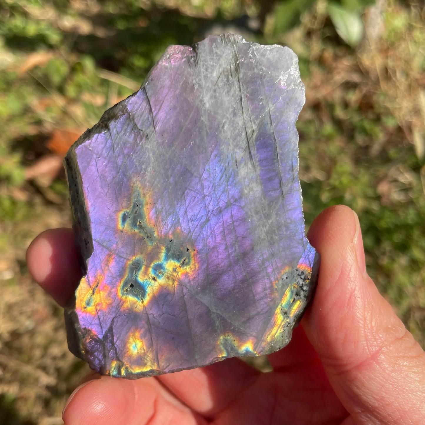 Purple Labradorite Slab
