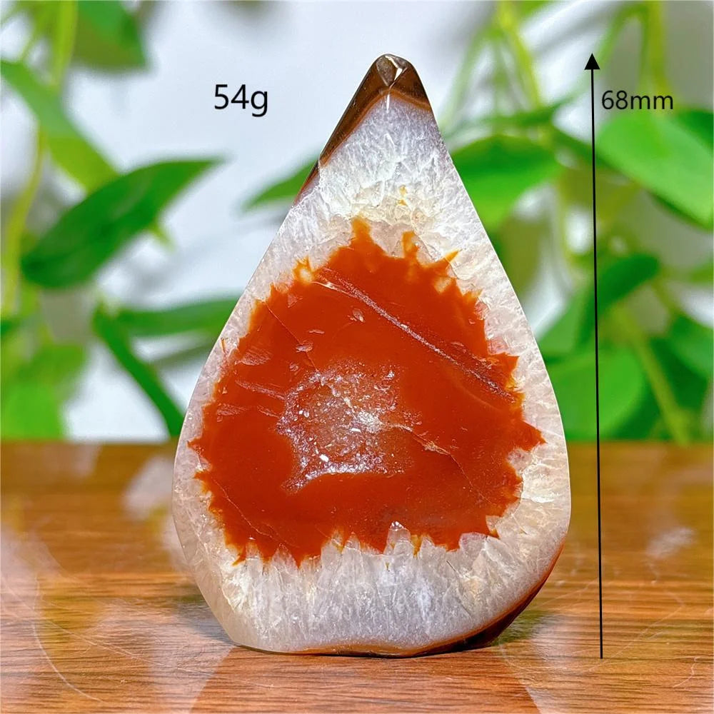 Carnelian Crystal Druzy Free Form