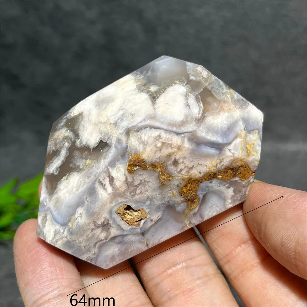Flower Agate Crystal Free Form