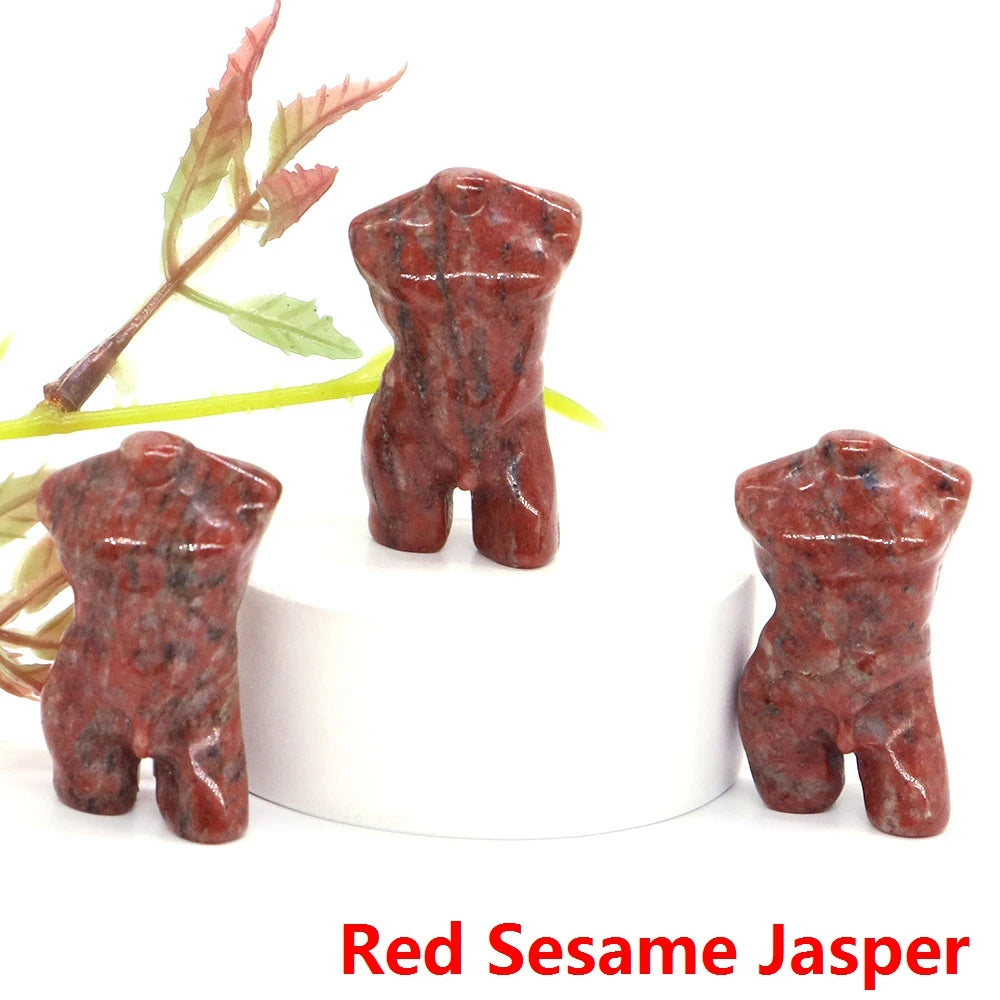 Mini Crystal Adonis Body Carvings