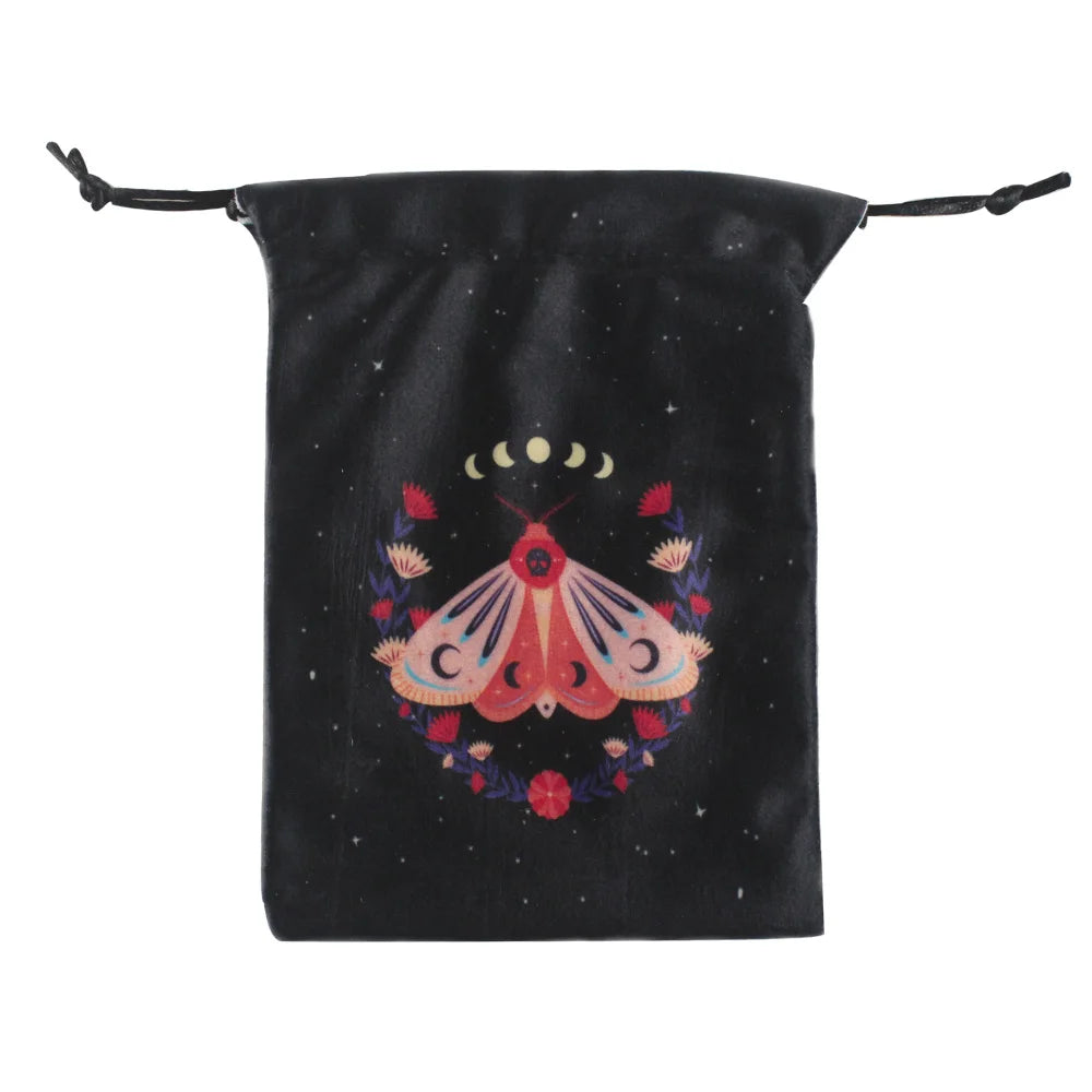 Tarot/Oracle Deck Bags - Moth and Botanicals Collection