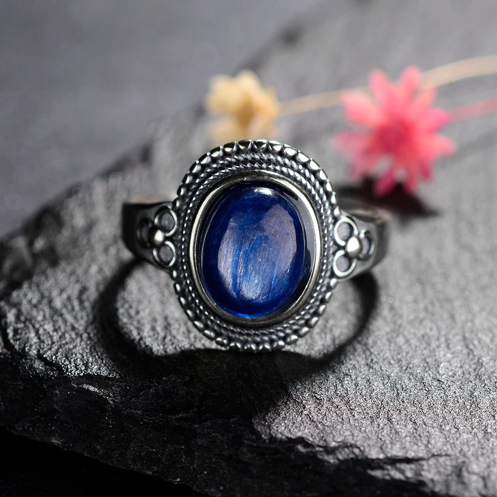 925 Sterling Silver Rings - Kyanite Collection - non-plated