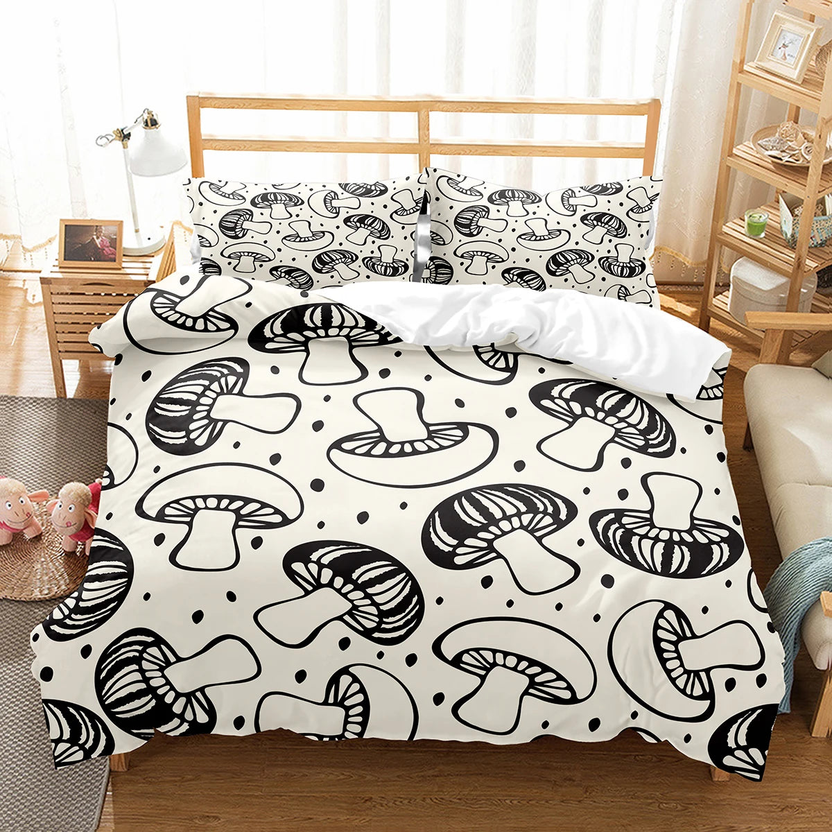 Duvet Cover and Pillowcase Sets - Mushroom Collection