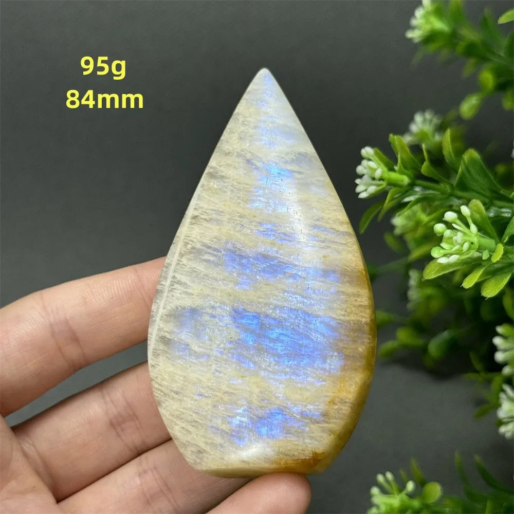 Moonstone Crystal Free Form Droplets