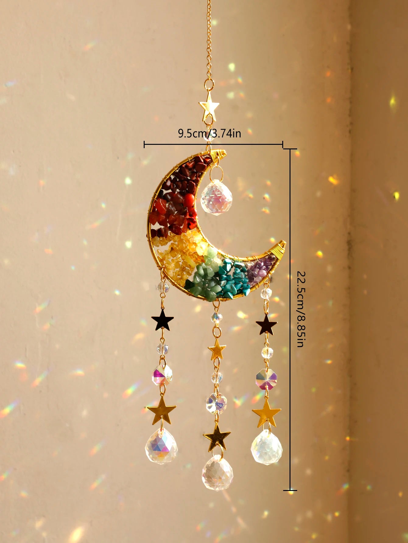 Crystal Suncatchers - Cresent Collection