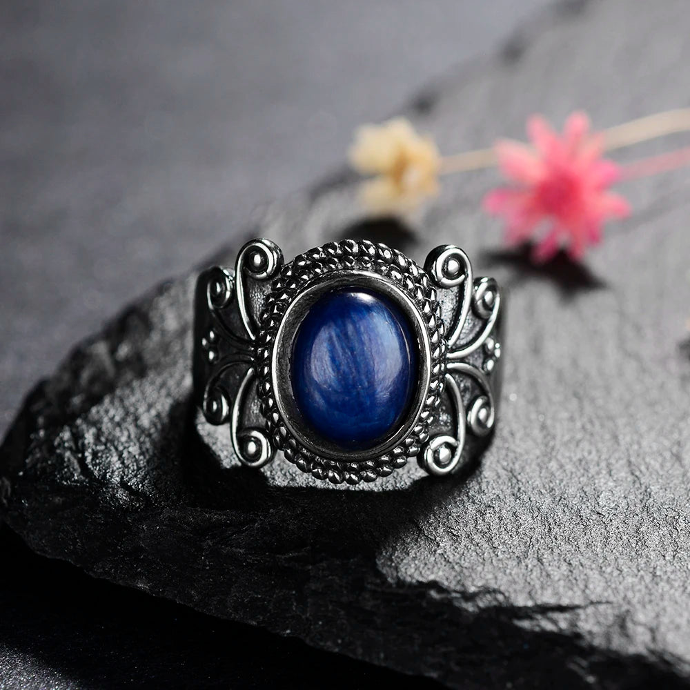 925 Sterling Silver Rings - Kyanite Collection - non-plated
