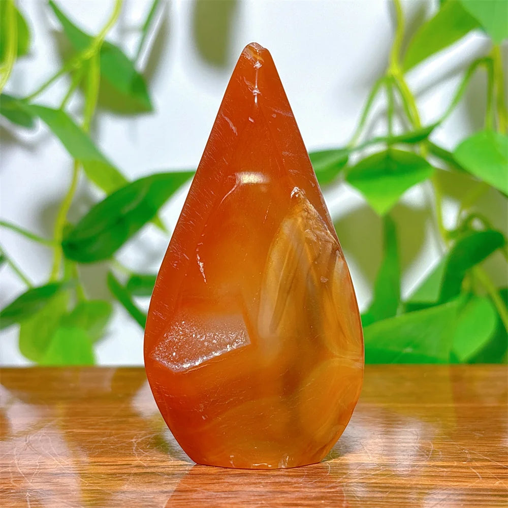 Carnelian Crystal Druzy Free Form