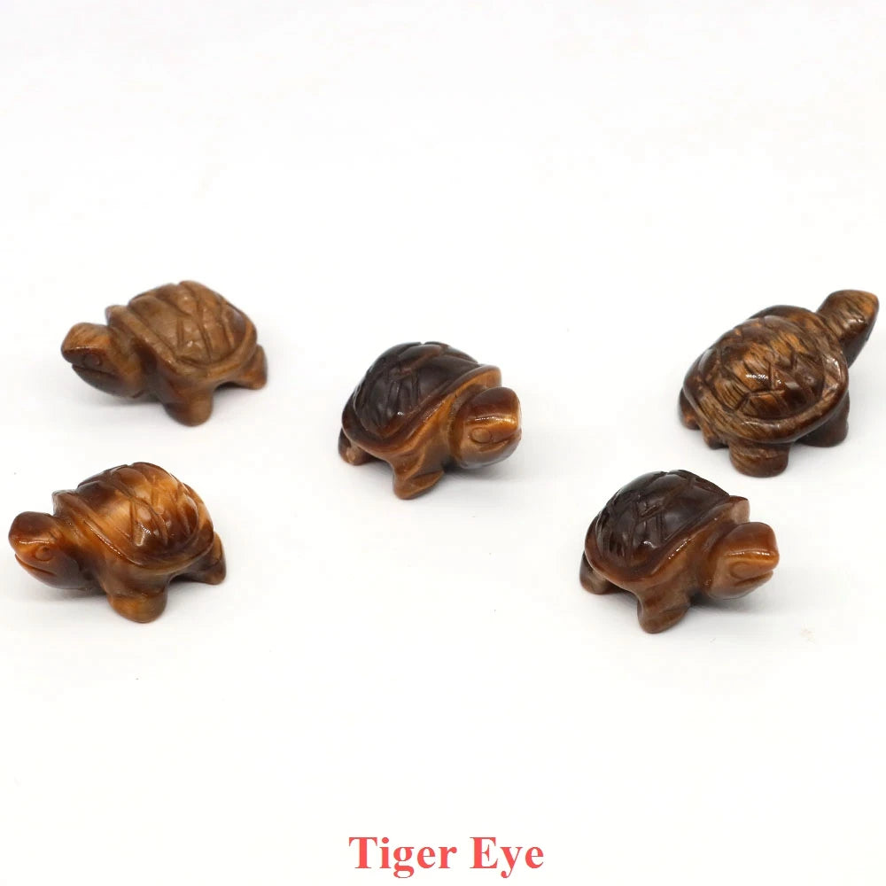 Mini Crystal Turtle Carvings