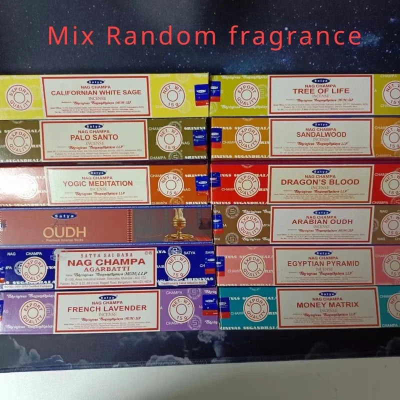 Satya Incense Sticks- 6 or 12 Box Orders