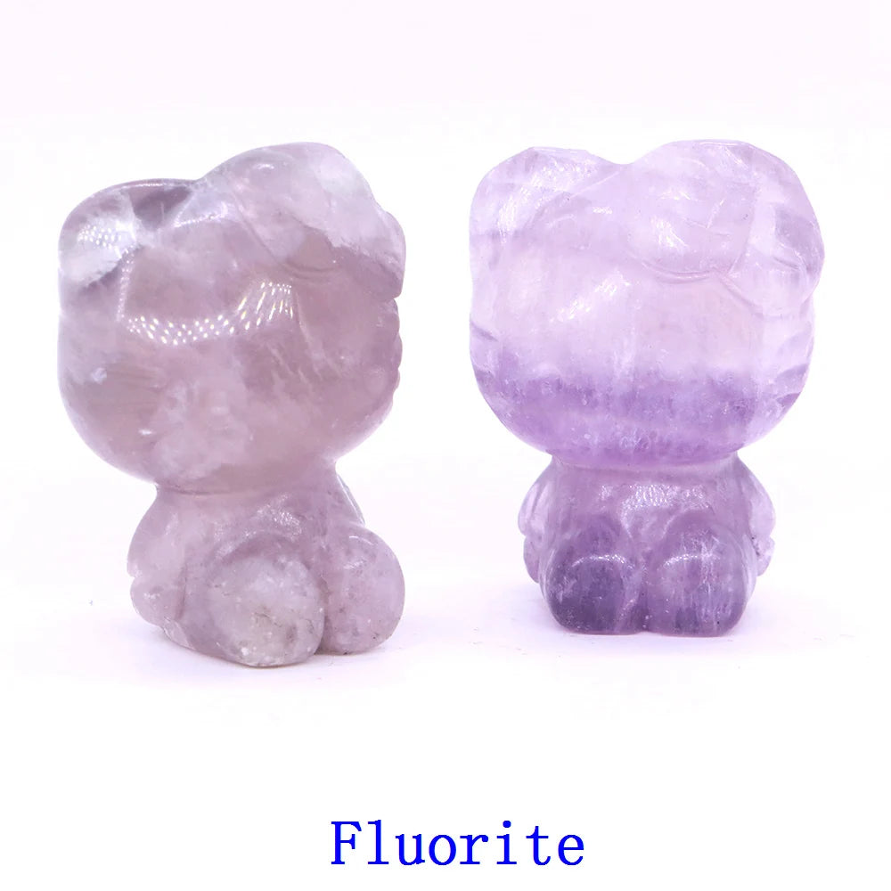 Mini Hello Kitty Crystal Carvings
