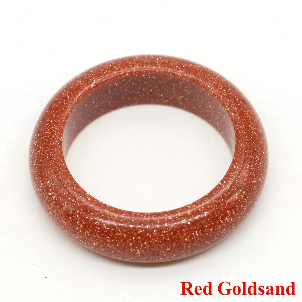 Solid Crystal Rings