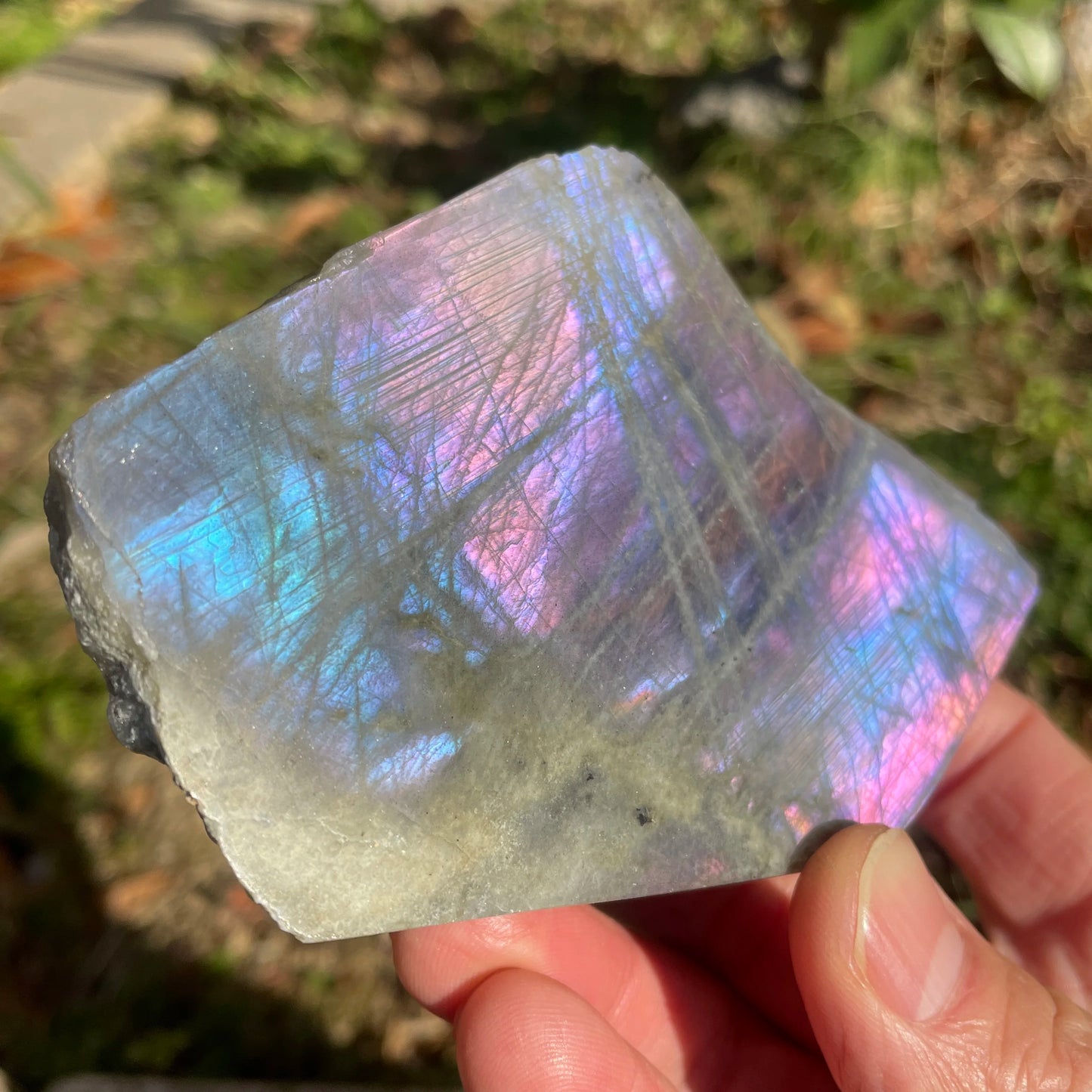 Purple Labradorite Slab