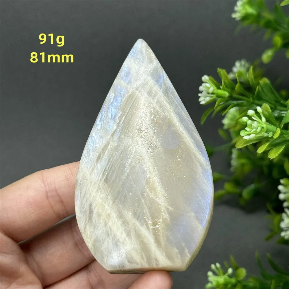 Moonstone Crystal Free Form Droplets