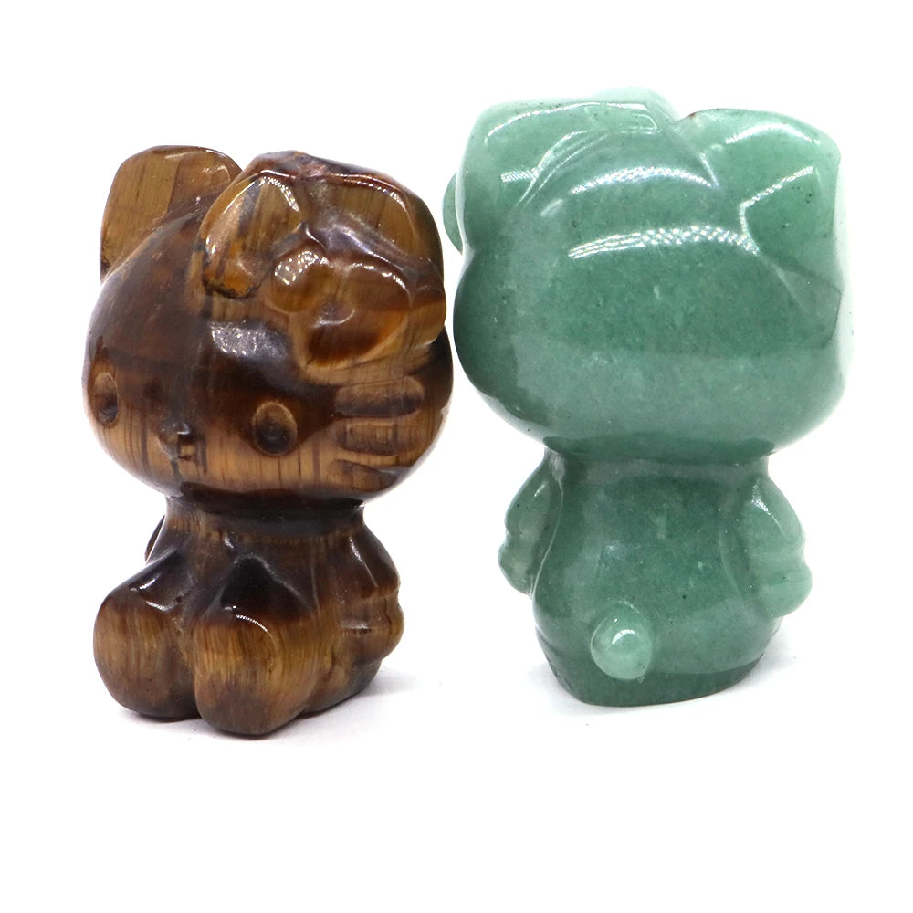 Mini Hello Kitty Crystal Carvings