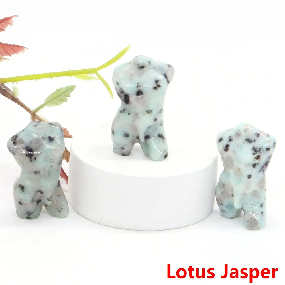 Mini Crystal Adonis Body Carvings