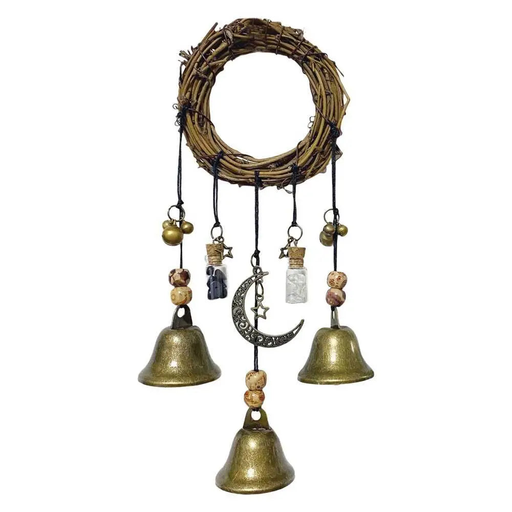 Hanging Wreath Witch Bells