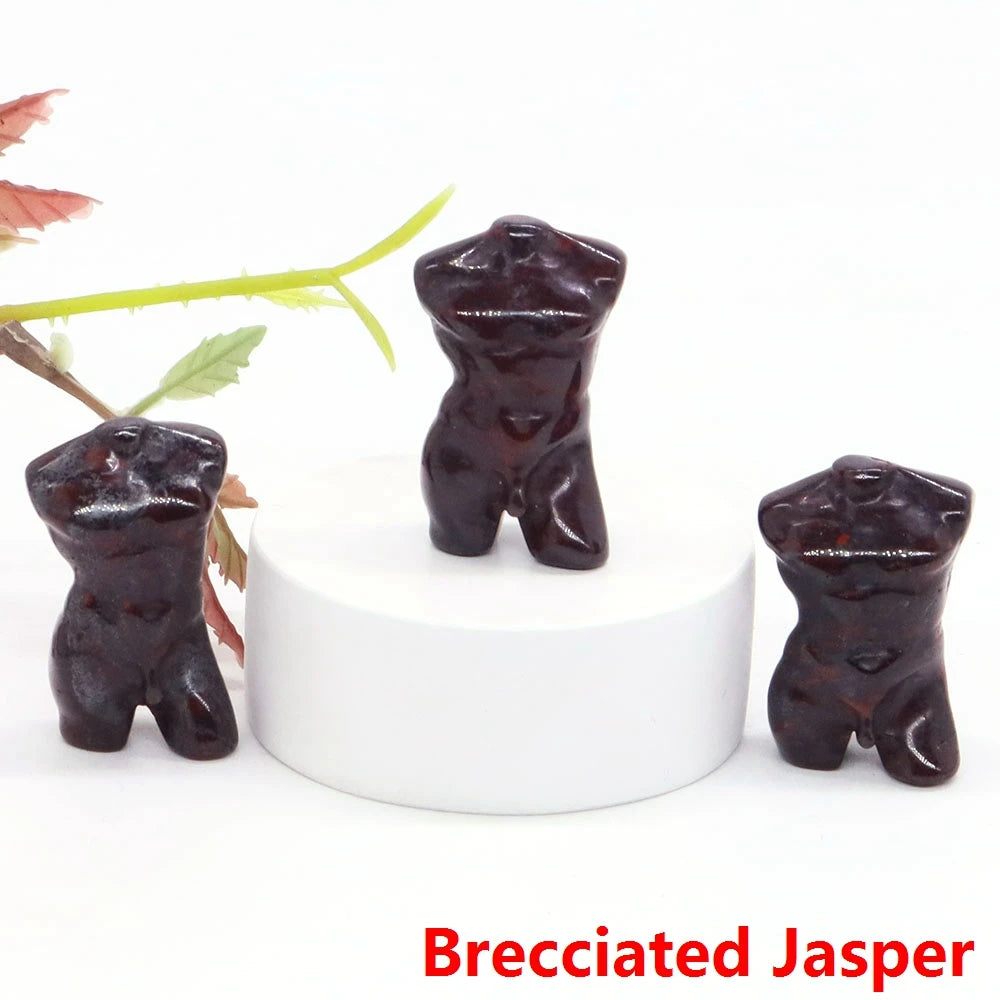 Mini Crystal Adonis Body Carvings