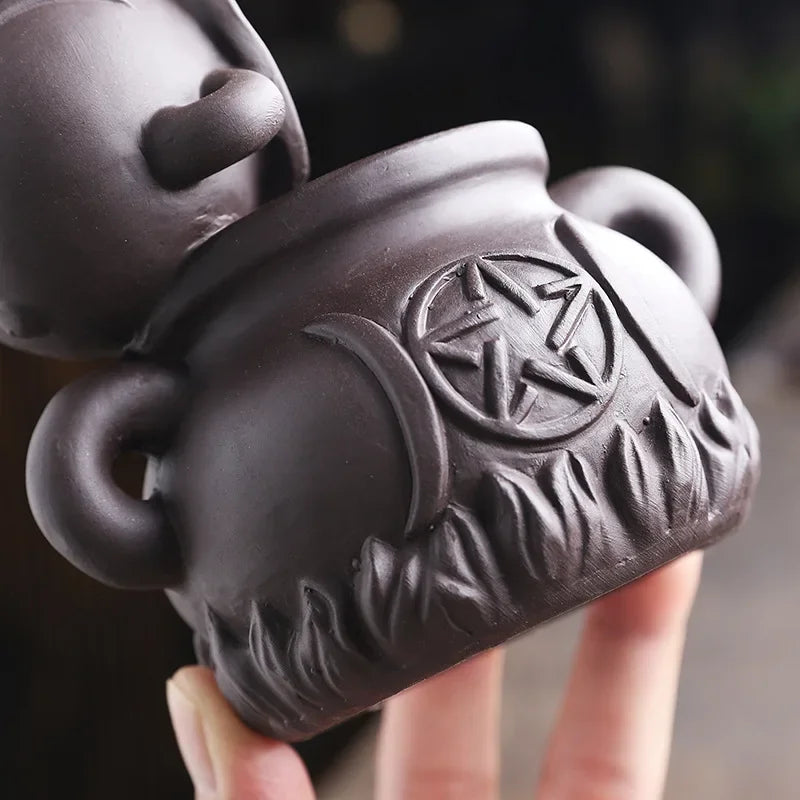 Cauldron Back Flow Incense Burner