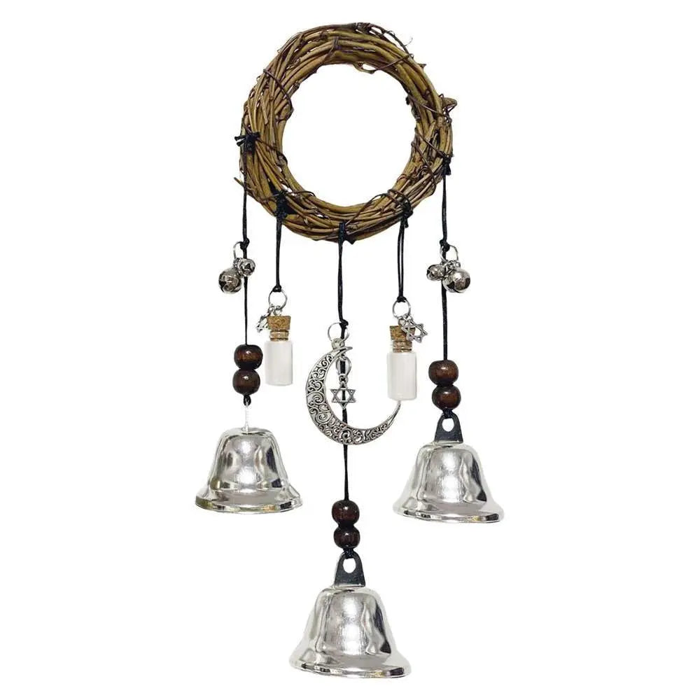 Hanging Wreath Witch Bells