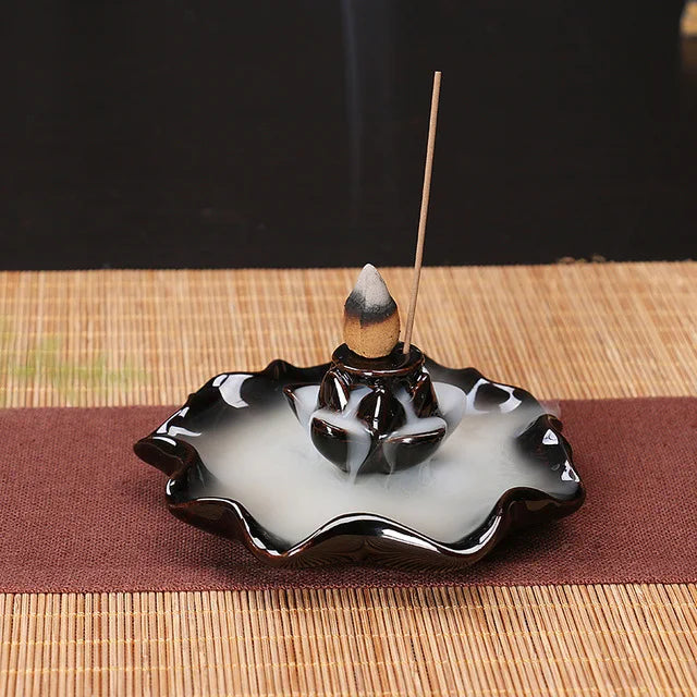Back Flow Incense Burners - Crimson Ash Collection